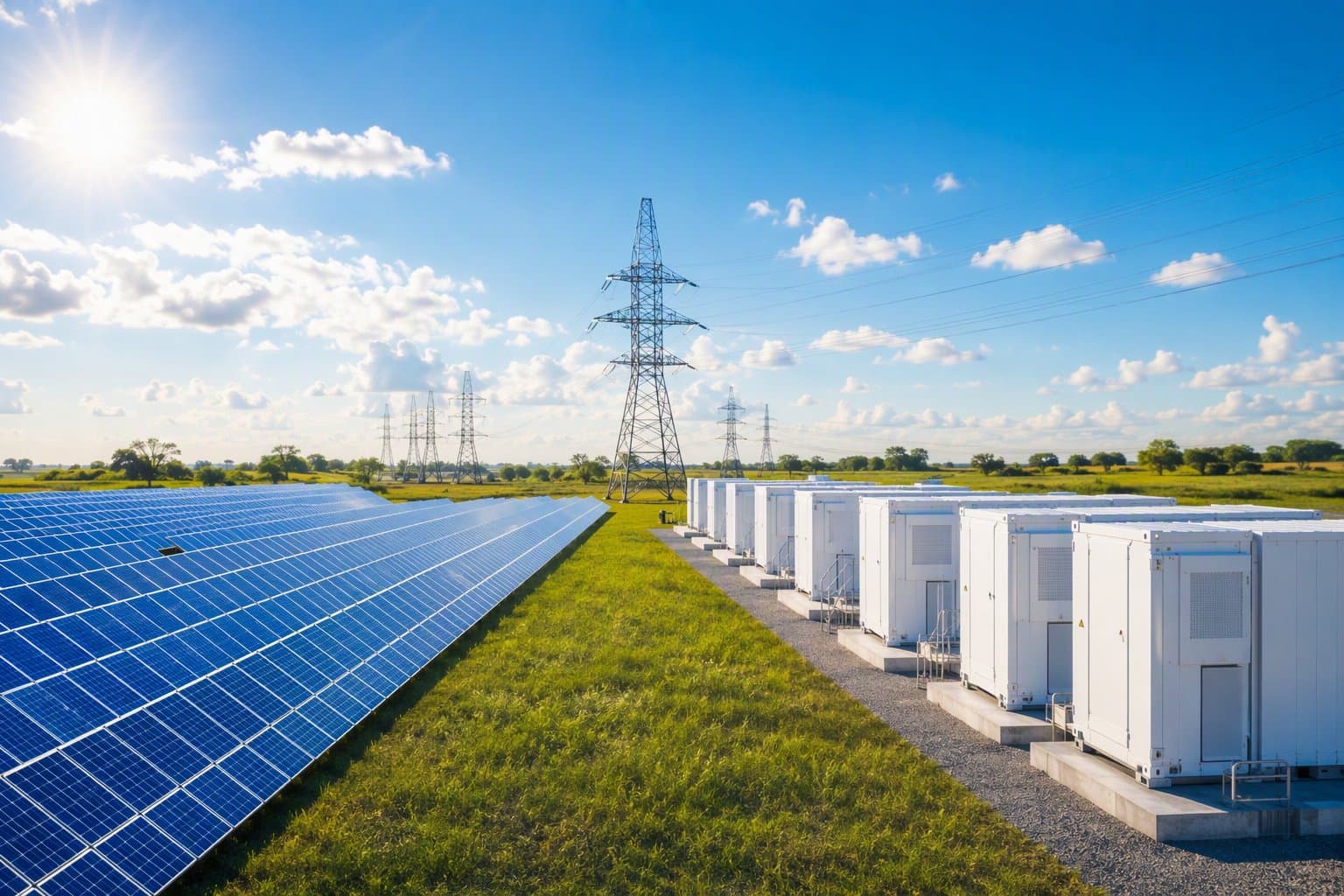Solar Grid Resilience - illustration, Jake Team LLC