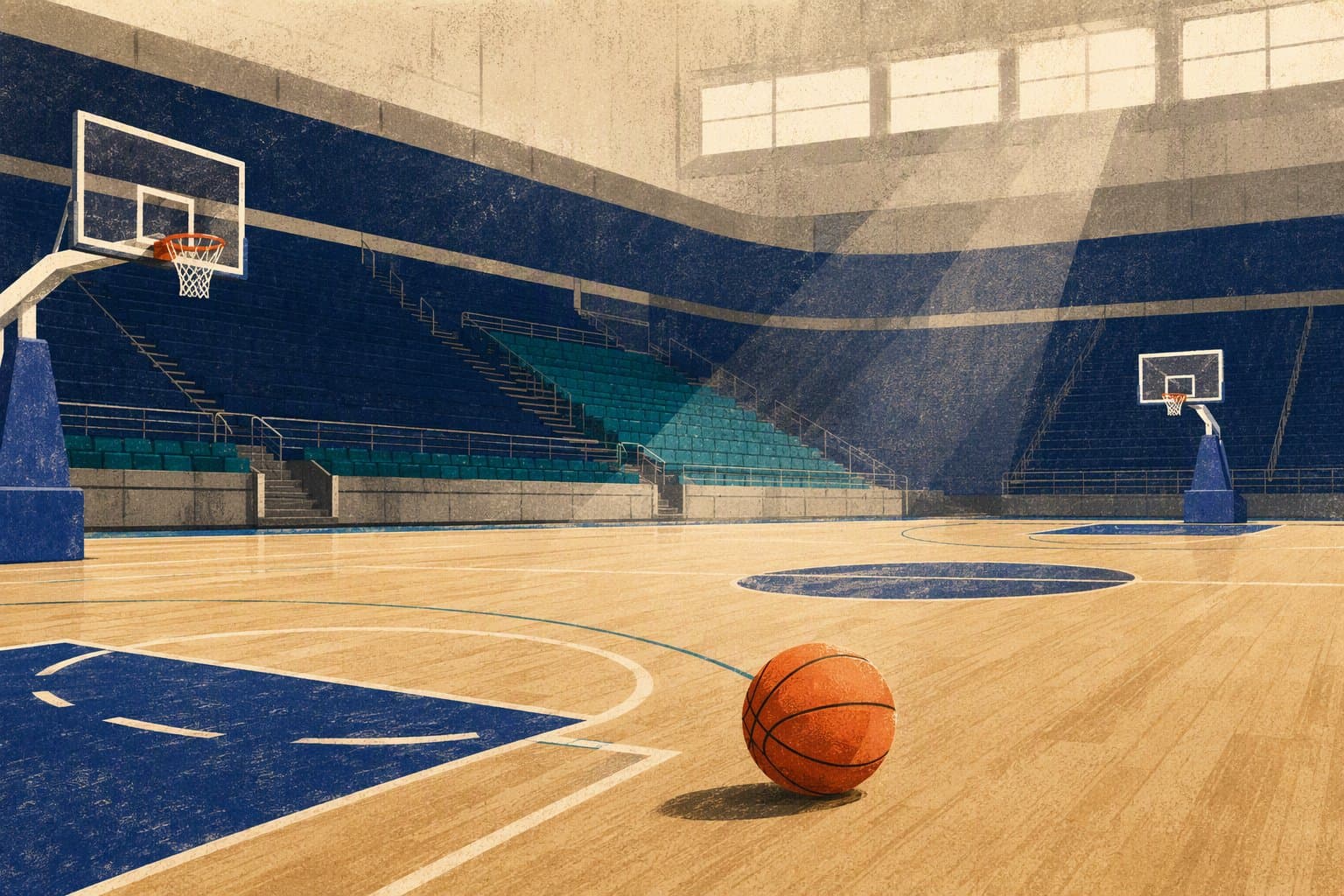 Basketball game - illustration, Jake Team LLC