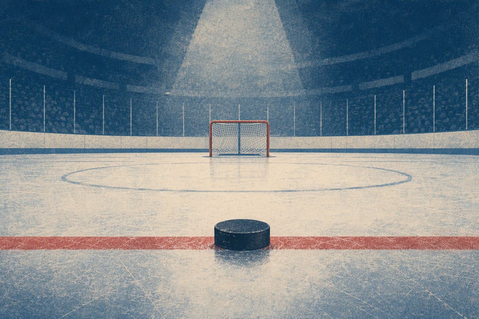 Hockey Shootout - illustration, Jake Team LLC