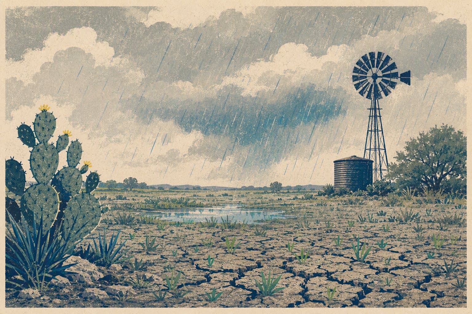 El Niño Texas Winter - illustration, Jake Team LLC