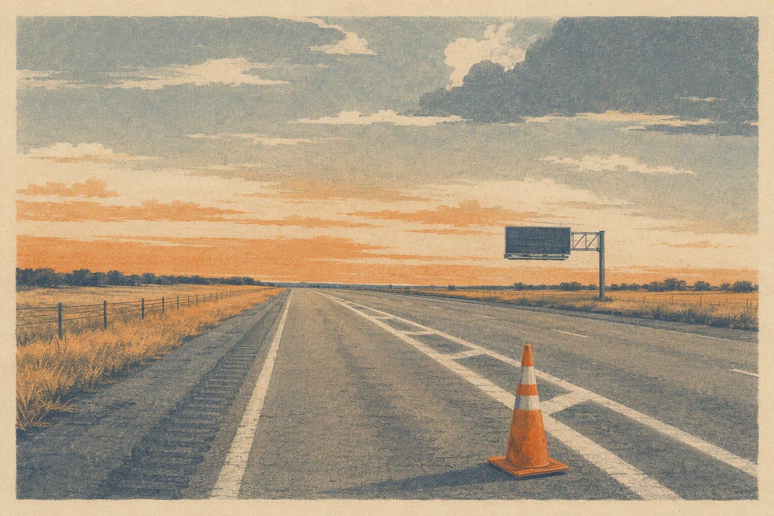 Highway Emergency - illustration, Jake Team LLC