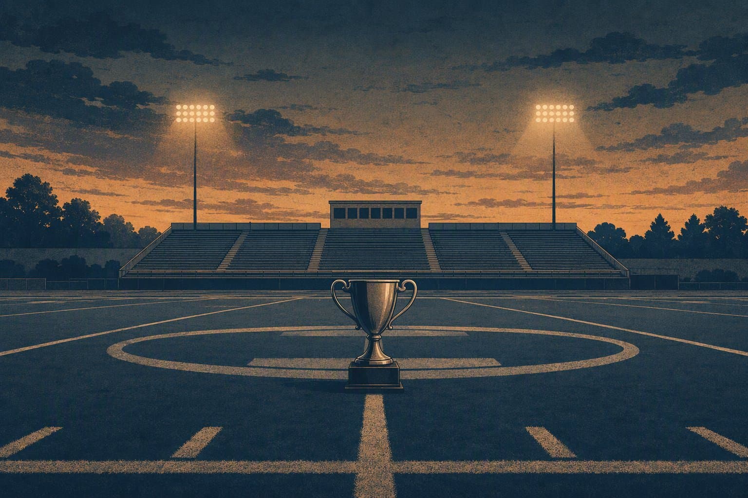 high school football season - illustration, Jake Team LLC