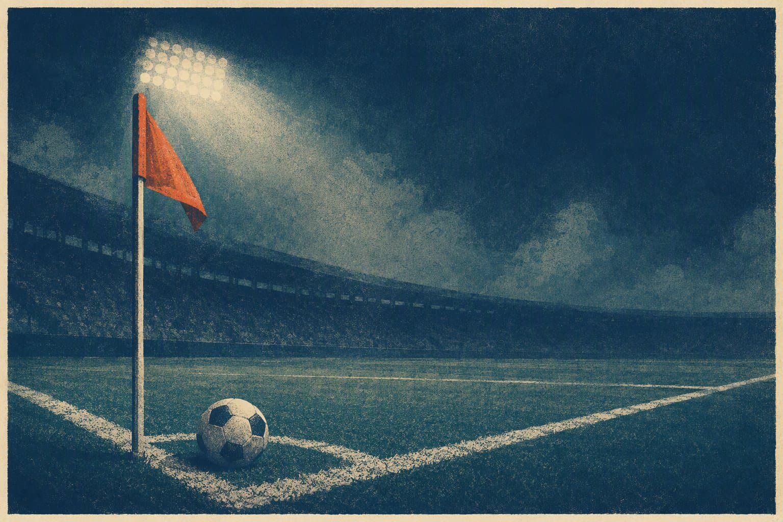 Soccer Match Tension - illustration, Jake Team LLC