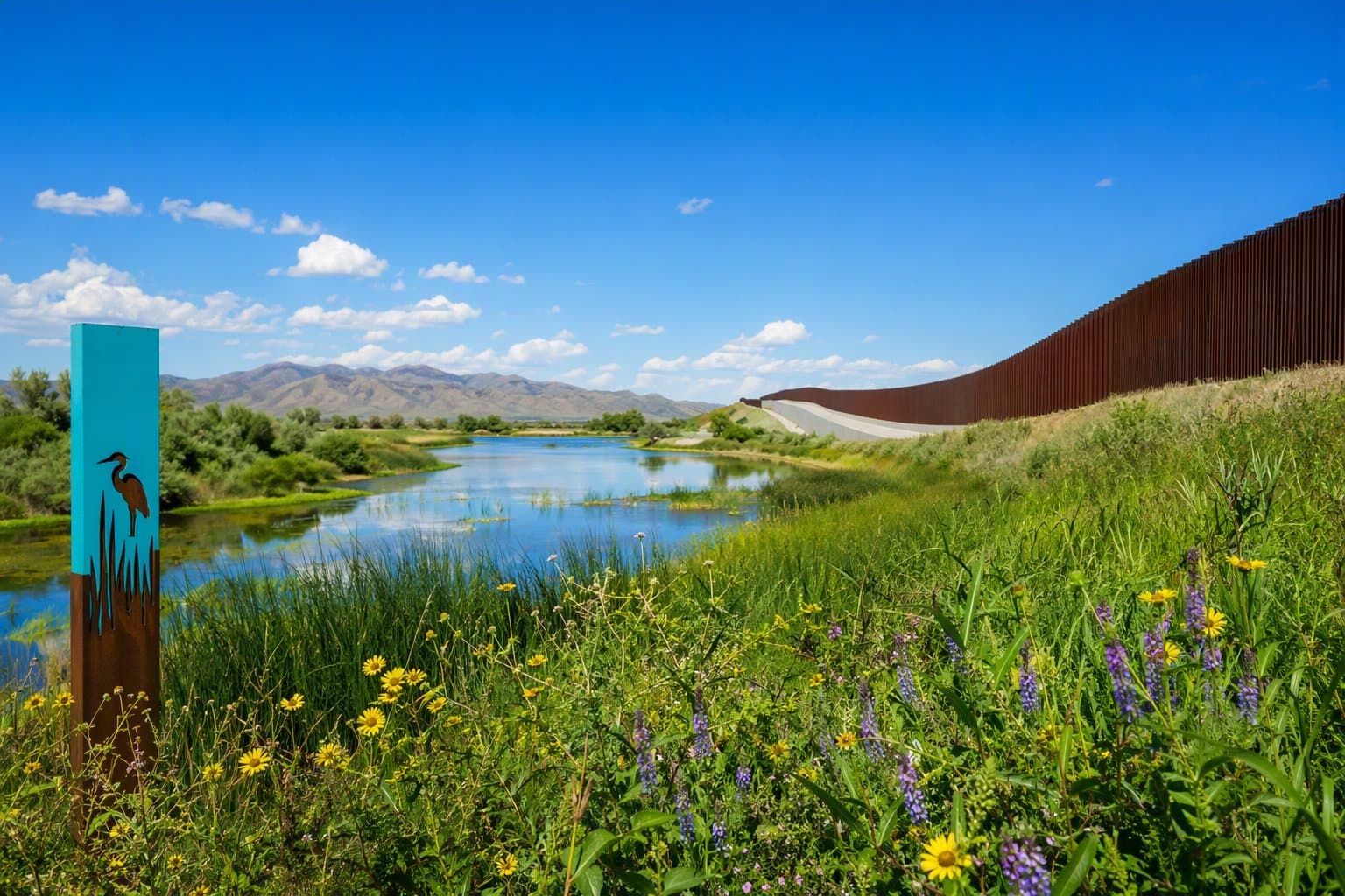 Border Security & Ecology - illustration, Jake Team LLC