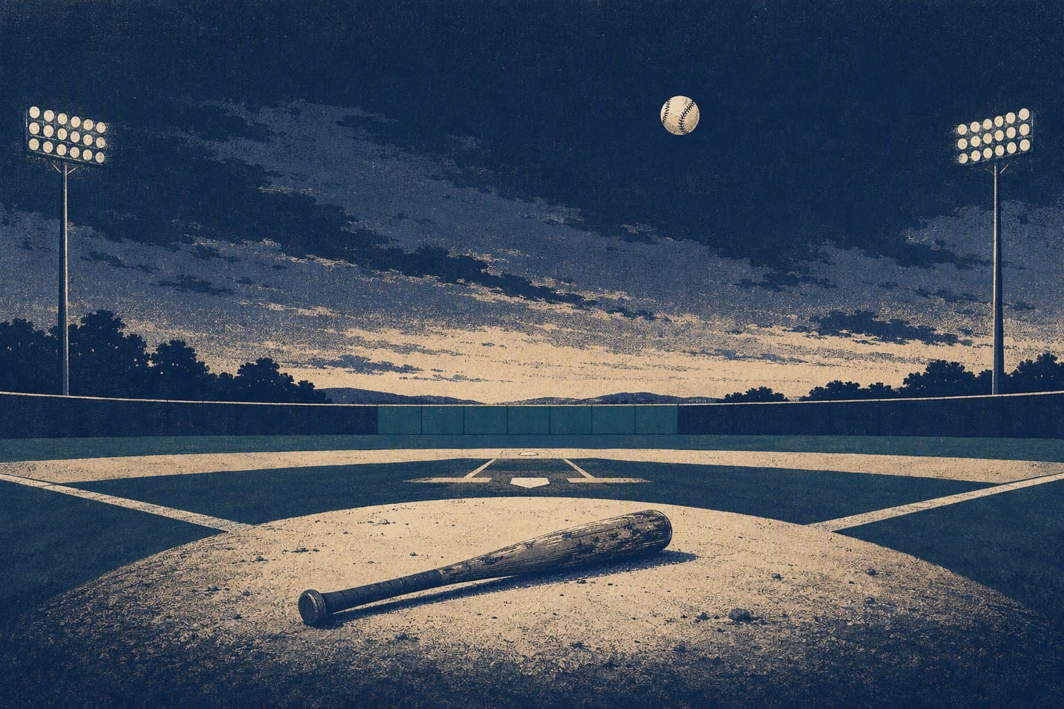 Baseball Victory - illustration, Jake Team LLC