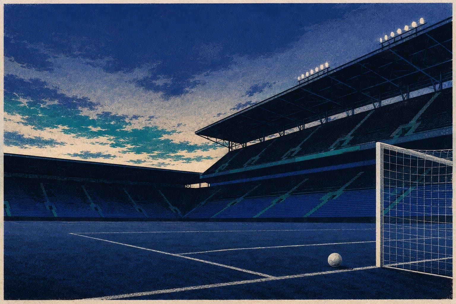 Late Goal Drama - illustration, Jake Team LLC