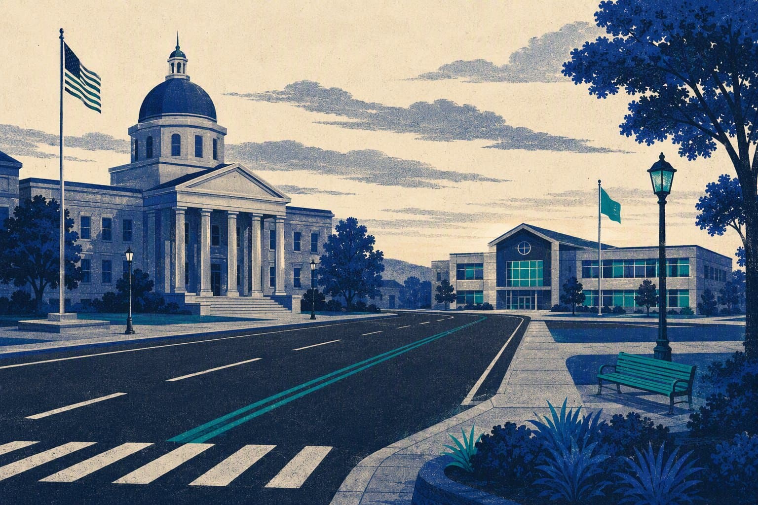 Civic Growth Planning - illustration, Jake Team LLC