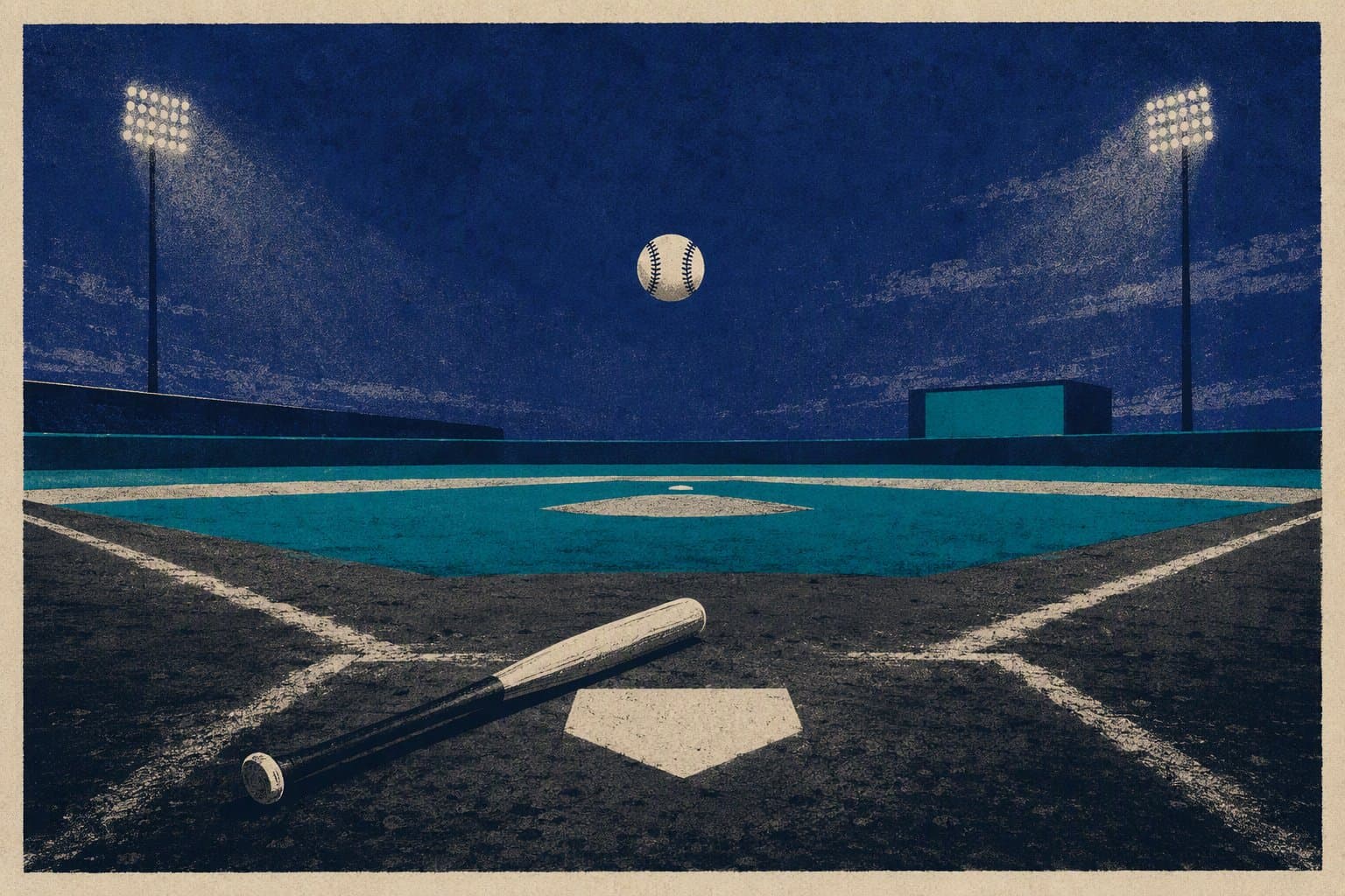 baseball extra innings - illustration, Jake Team LLC