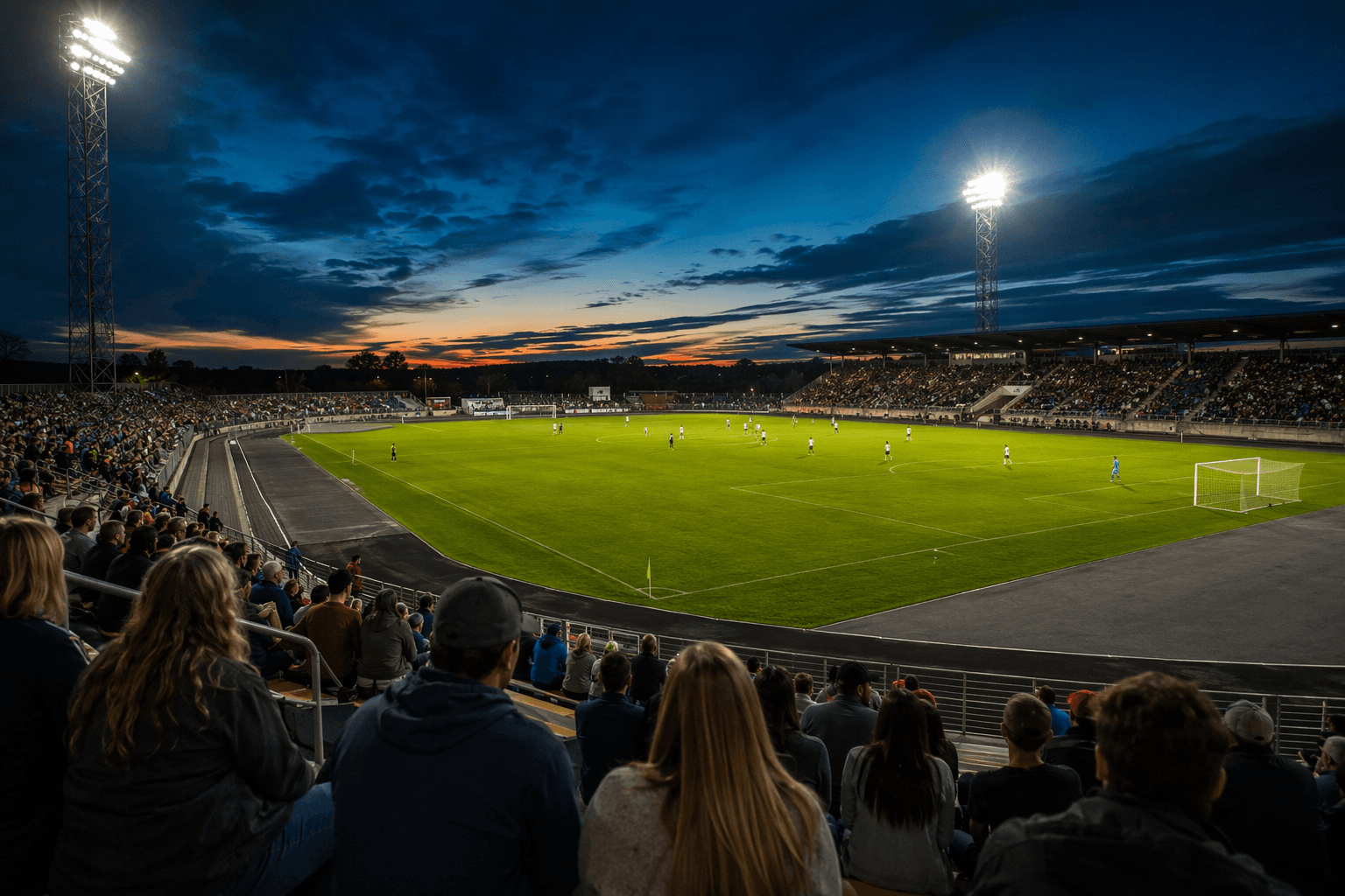 soccer match atmosphere - illustration, Jake Team LLC