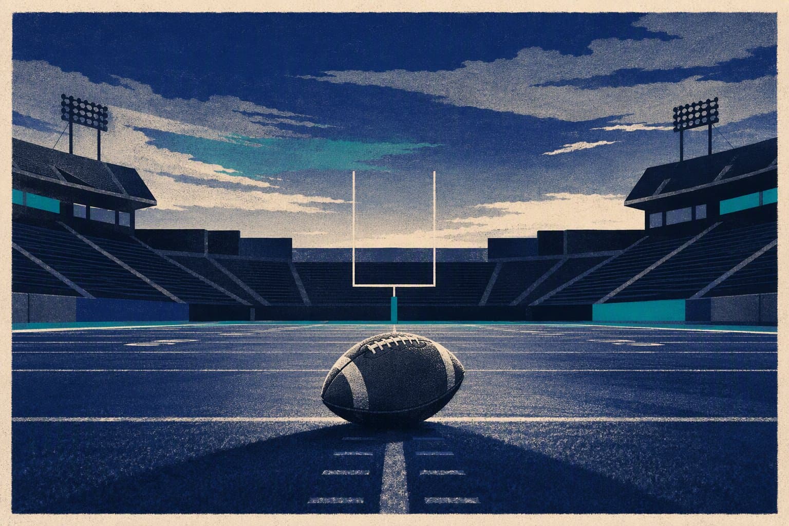preseason football - illustration, Jake Team LLC