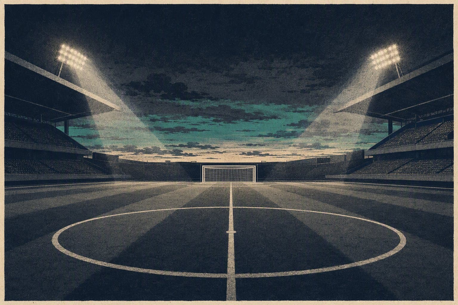 soccer stadium atmosphere - illustration, Jake Team LLC