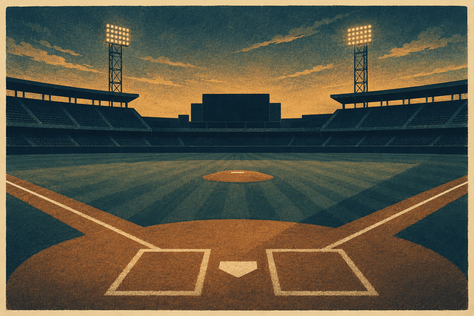 baseball rivalry - illustration, Jake Team LLC