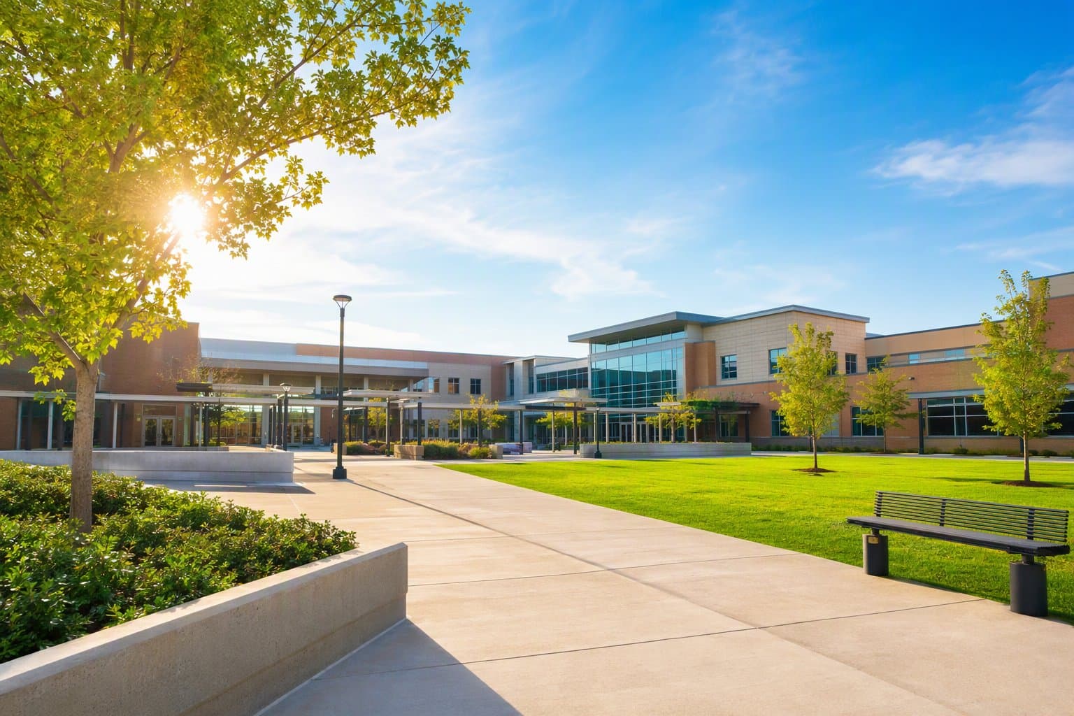 School Campus - illustration, Jake Team LLC