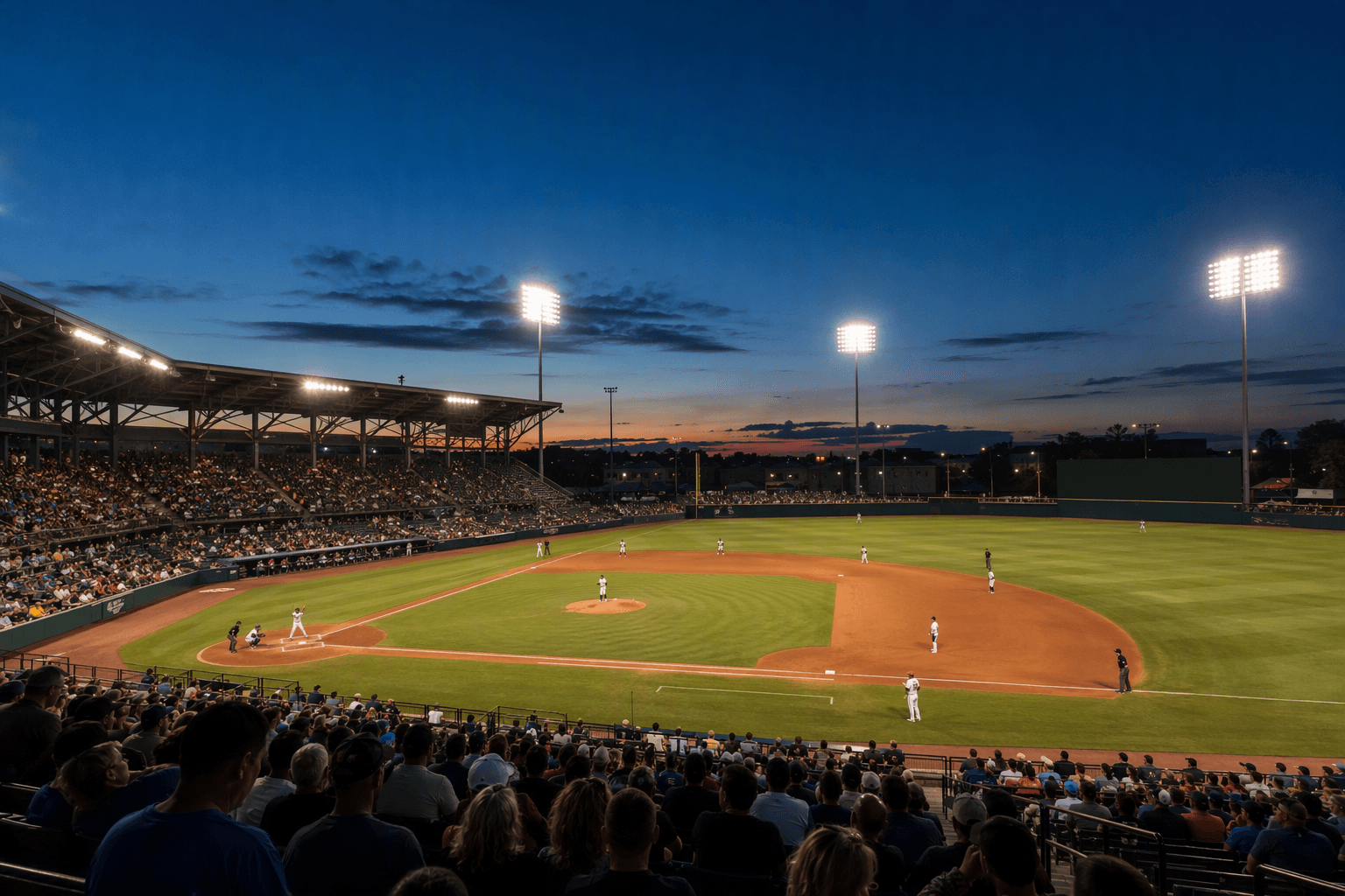 Baseball game night - illustration, Jake Team LLC