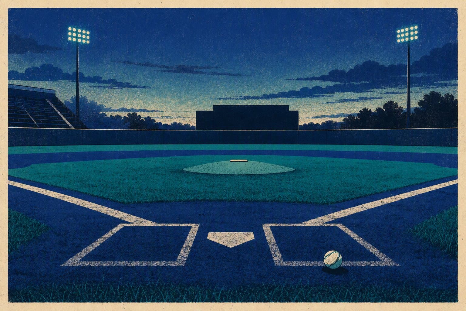 Baseball Rivalry - illustration, Jake Team LLC