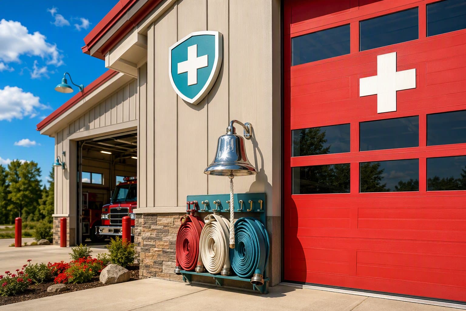 Gunter Fire Station - illustration, Jake Team LLC