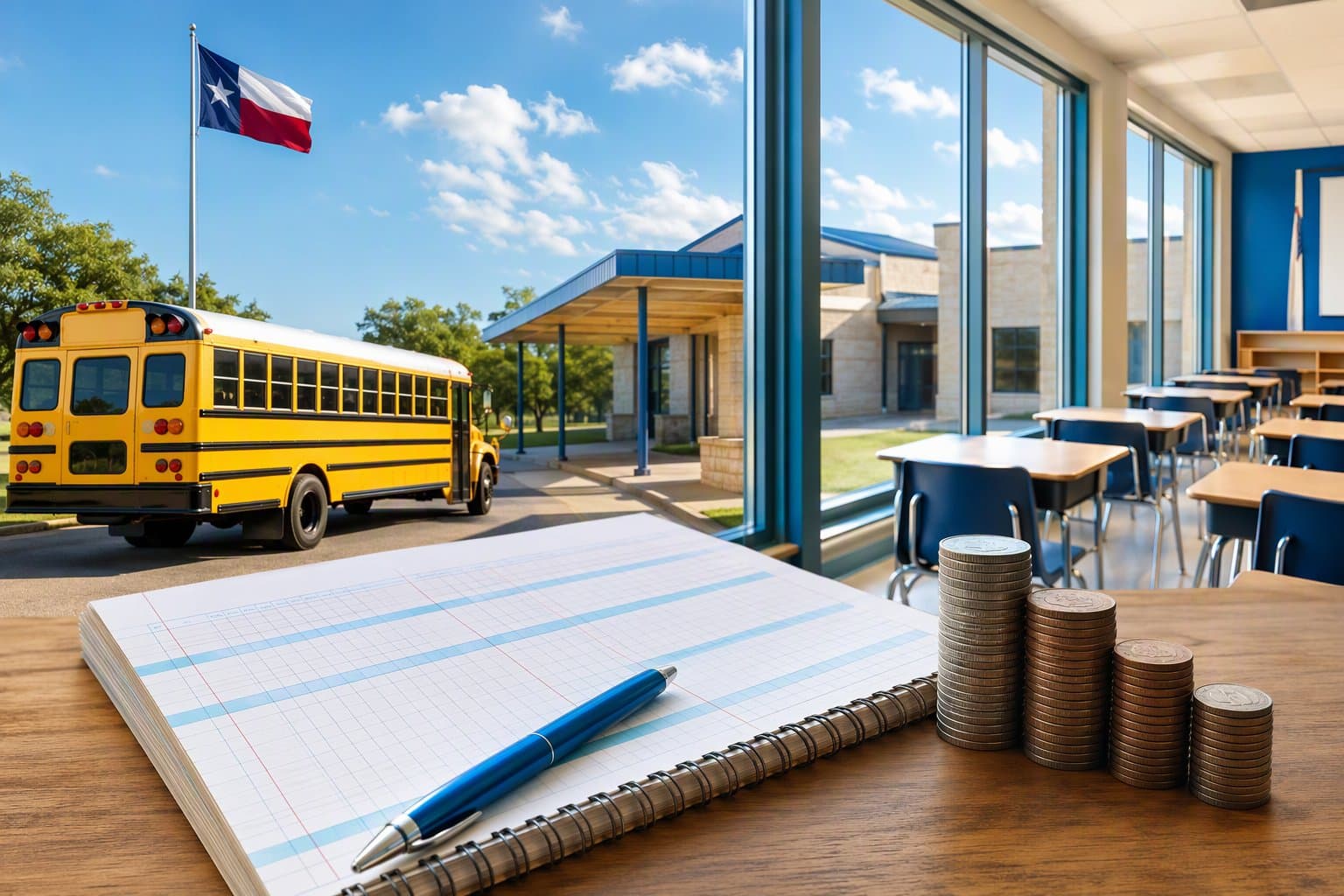 Rural School Funding - illustration, Jake Team LLC