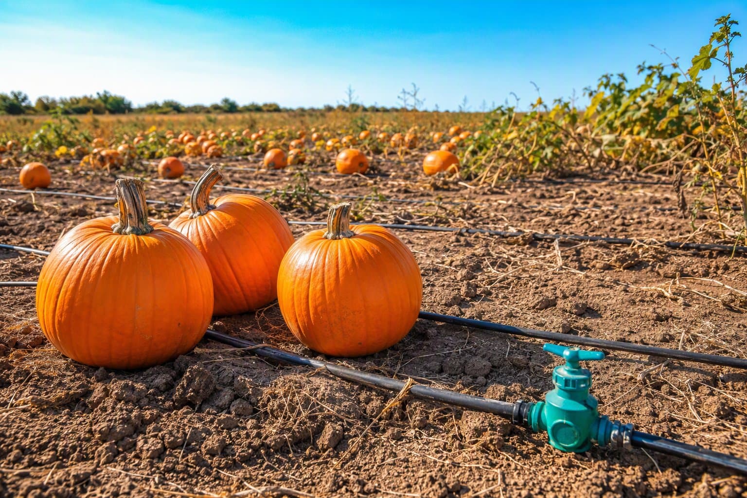 Drought Pumpkin Harvest - illustration, Jake Team LLC