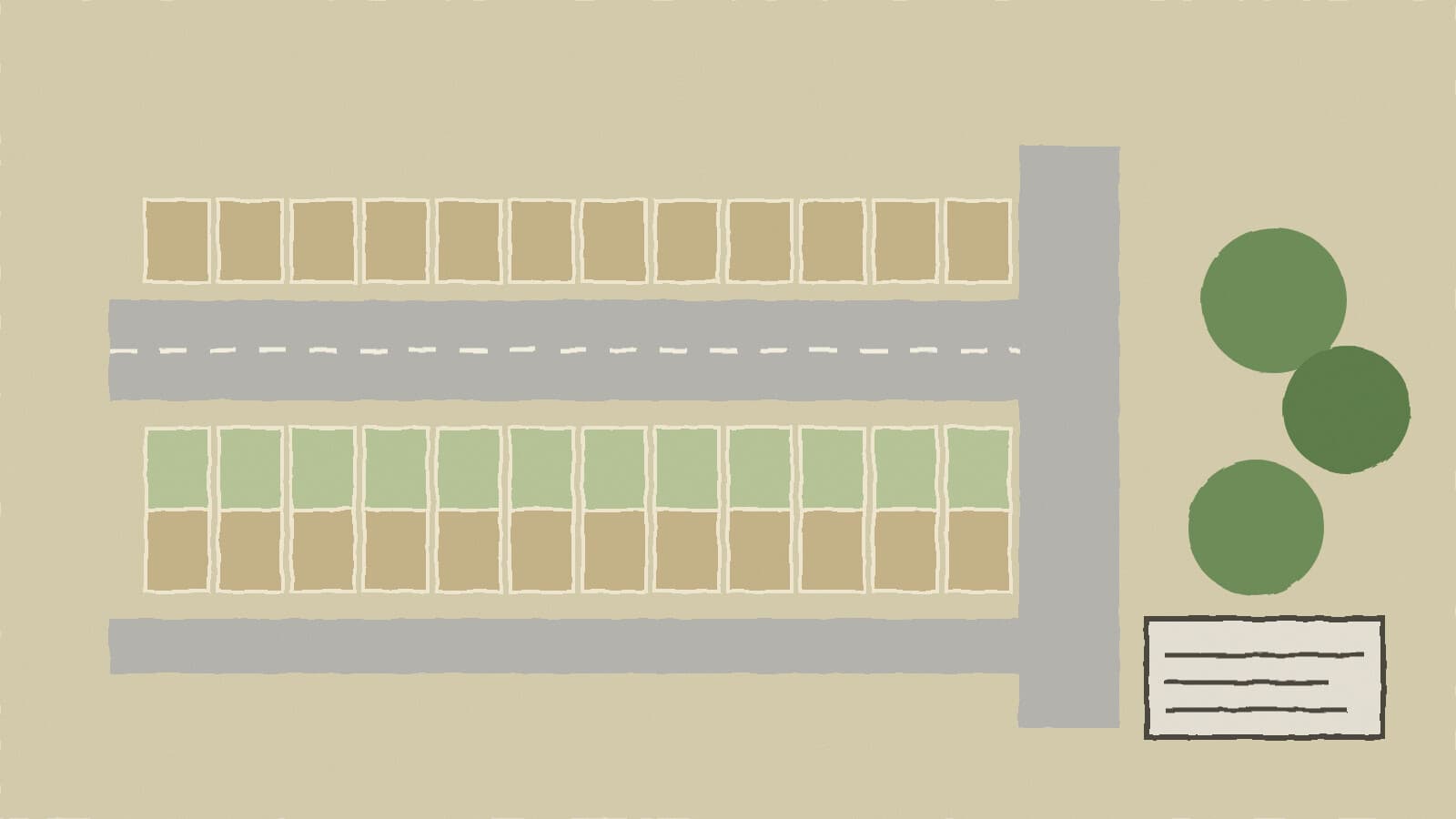 New subdivision streets and lots - illustration, Jake Team LLC