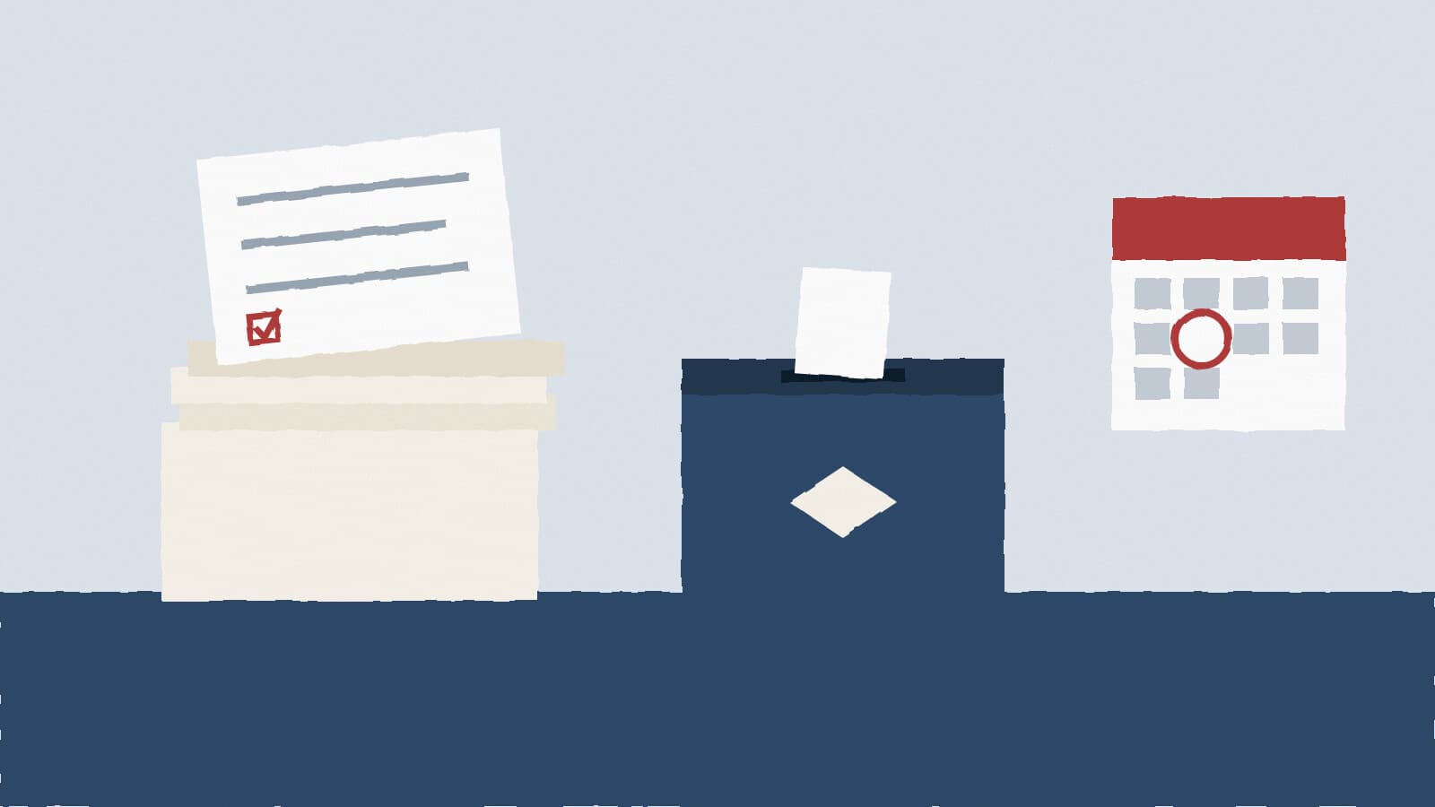 Voter registration paperwork - illustration, Jake Team LLC