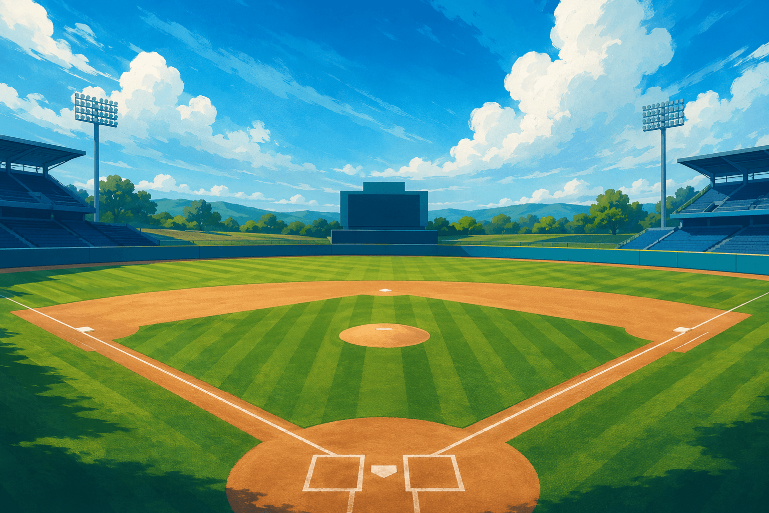 Baseball game - illustration, Jake Team LLC