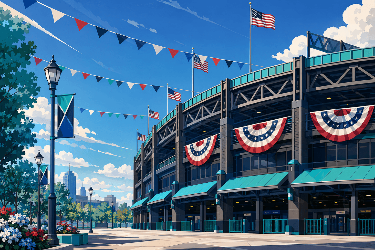 baseball game - illustration, Jake Team LLC