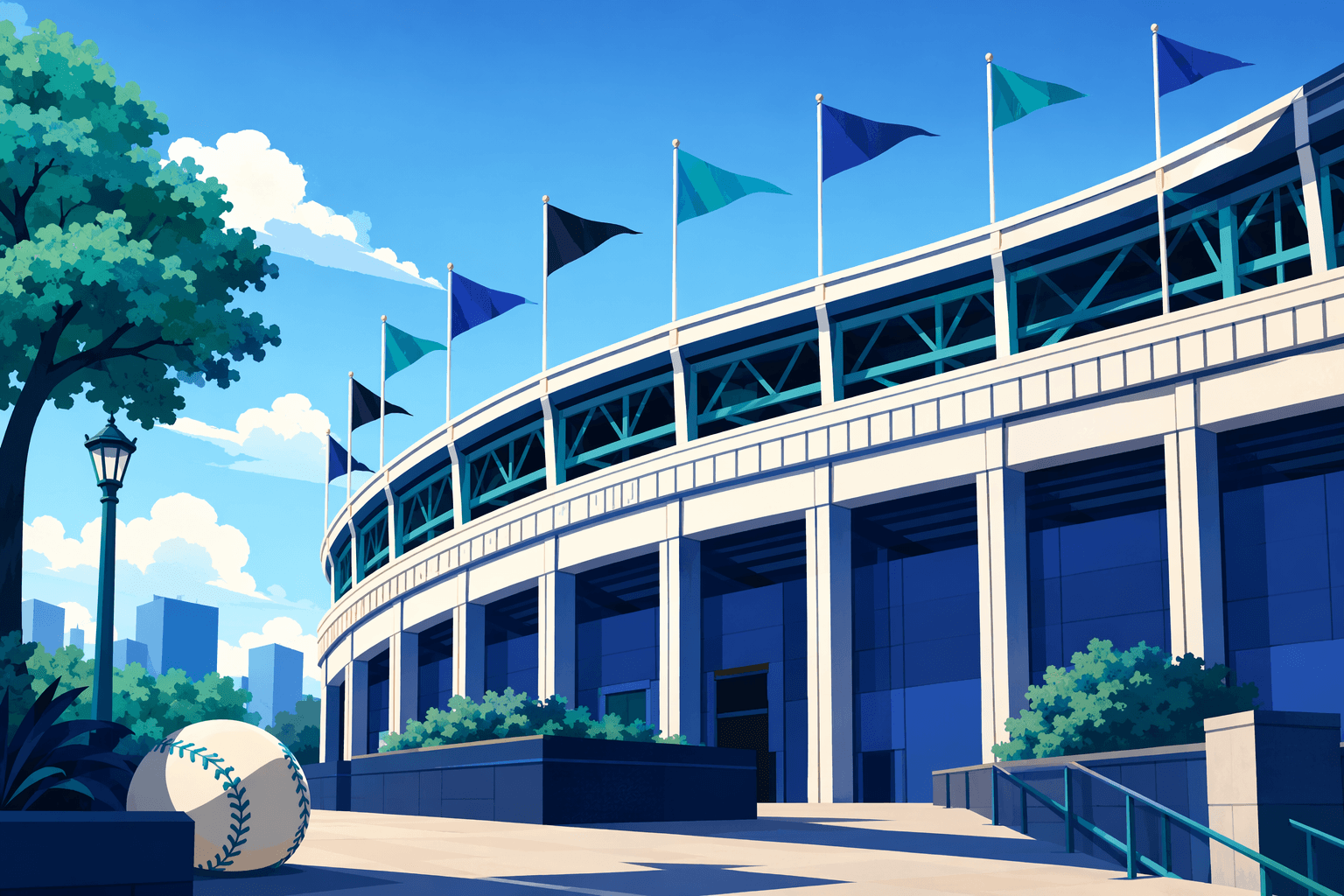 victory home run - illustration, Jake Team LLC